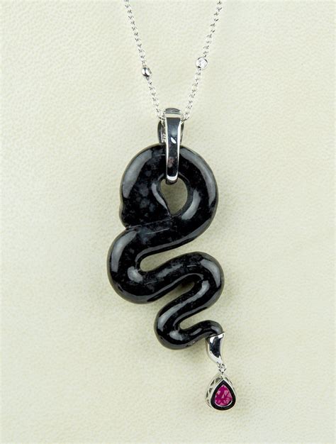 ebay snake necklace tiffany replica|snake necklace black jade.